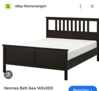Ikea Hemnes Bett 140x200 cm schwarz Duisburg - Duisburg-Süd Vorschau