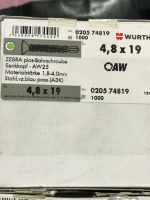 Würth Zebra PIAS Bohrschrauben Senkkopfschrauben 4.8 19 1000 Stüc Bayern - Krumbach Schwaben Vorschau