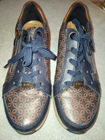 ARA Highsoft-Sneaker Gr. 42, Grundfarbe Blau mit braunem Muster Schleswig-Holstein - Itzehoe Vorschau