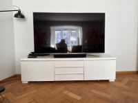 TV-Bank Holz weiß glänzend 180cm breit Ikea BESTÅ BURS München - Bogenhausen Vorschau