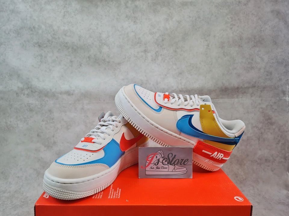 REFURBISHED|Nike Air Force 1 Shadow|Sail/University Blue|Gr.37,5 in Frechen