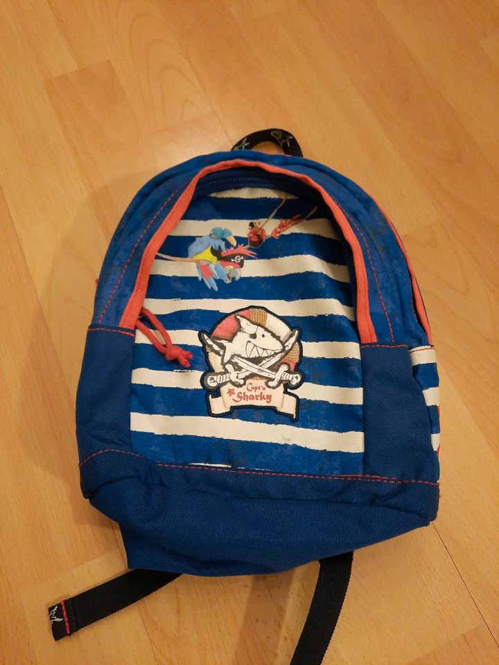 Capt'n Sharky Kinderrucksack Ausflug Kindergarten in Dresden