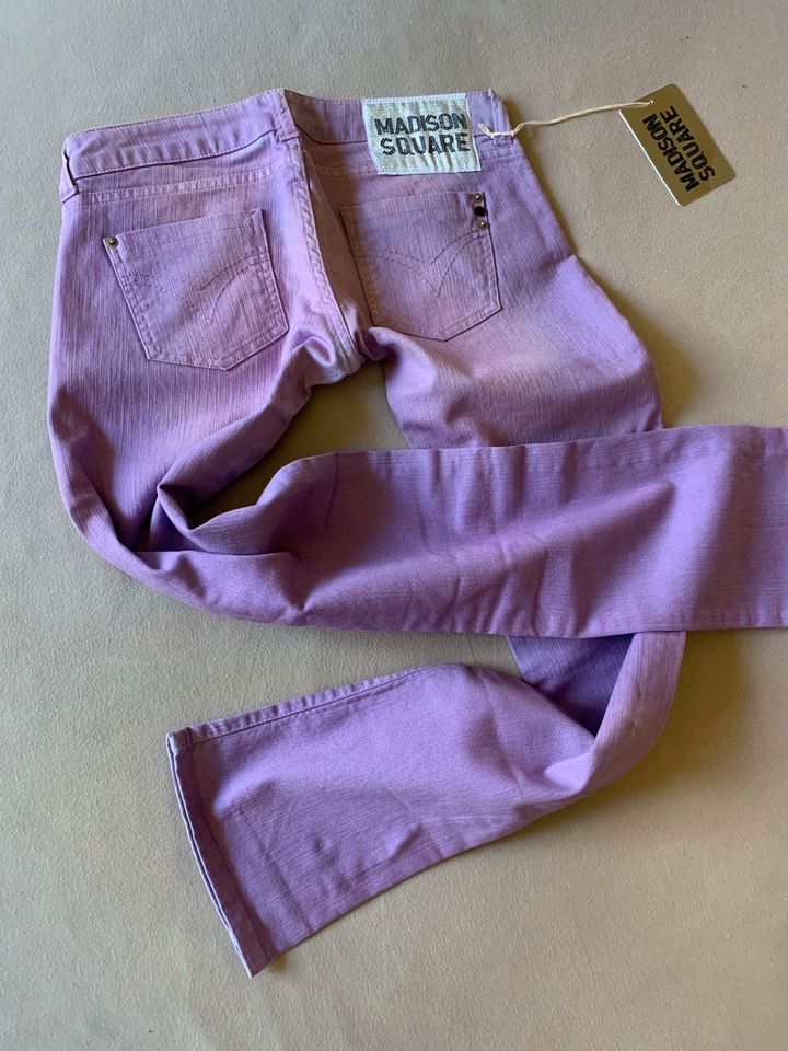 Lila Flieder Jeans von Madison Square, Inch Größe 29 in Bargteheide