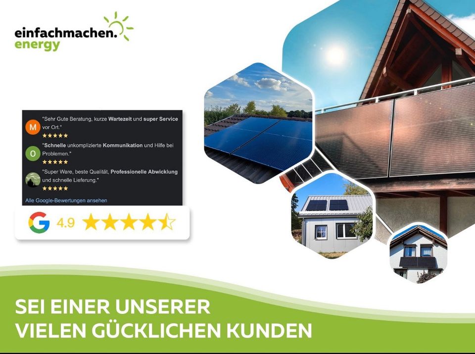 Dachdecker zur Montage Mini PV Anlagen in Herborn