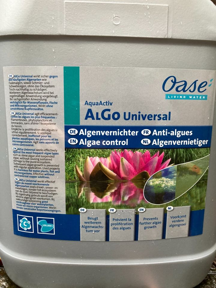 5 Algenvernichter Oase AquaActiv AlGo Universal 5 Liter in Solingen