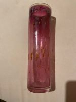 Vase Glas glaskunst rot/rosa Hessen - Kaufungen Vorschau