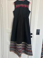 Langes schwarzes Damenkleid mit Muster von Shein Gr. 44 Saarland - Neunkirchen Vorschau