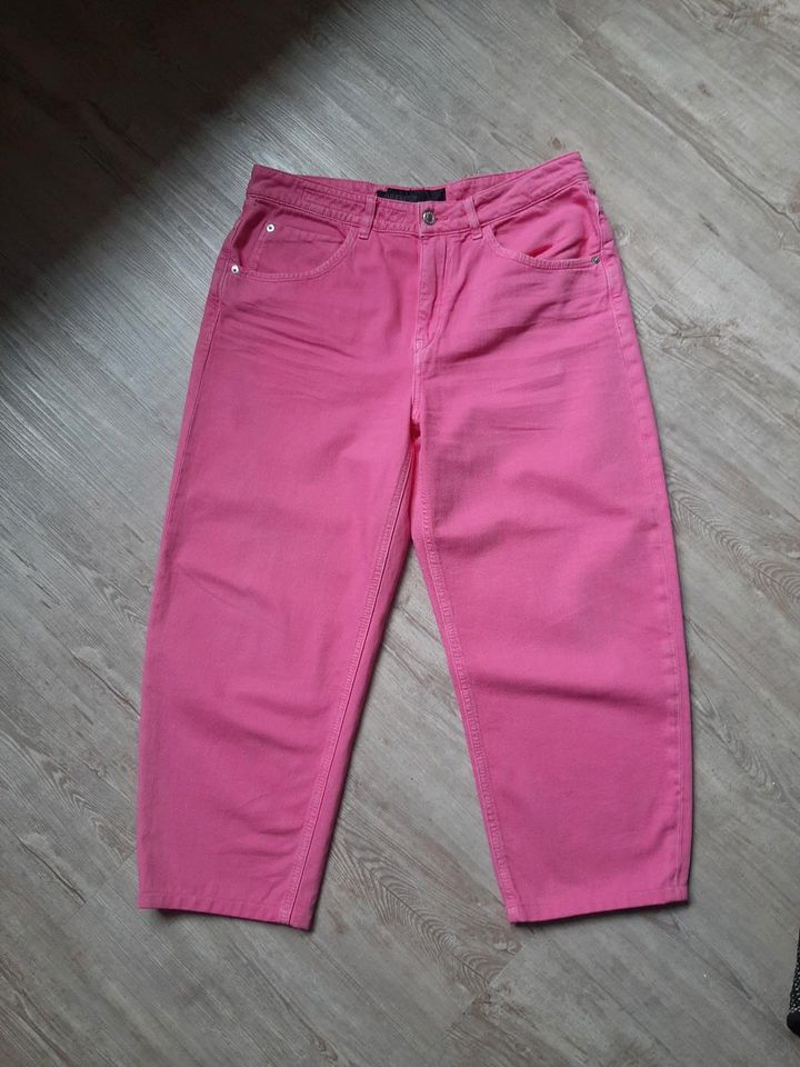 Drykorn Jeanshose balloon 7/8 pinkrosa in Wuppertal