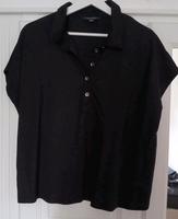 Shirt mit Kragen, kurzarm, schwarz, Gr. 40, Comma Bayern - Schweinfurt Vorschau