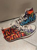 Converse Chucks 38 Chuck Tailor Graffiti weiß bunt München - Maxvorstadt Vorschau