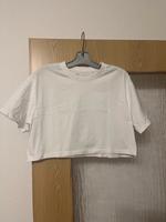 Weißes cropped T-Shirt Niedersachsen - Tülau Vorschau