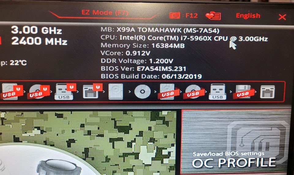 Intel i7 5960x, Msi X99A Tomahawk, 16 GB DDR 4 in Bad Kreuznach