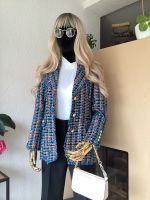 Zara Blazer Tweed bunt blau orange schwarz rosa Hessen - Viernheim Vorschau