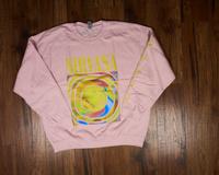 Nirvana Smiley Crewneck Rosa XL  Vintage Look Nordrhein-Westfalen - Velbert Vorschau
