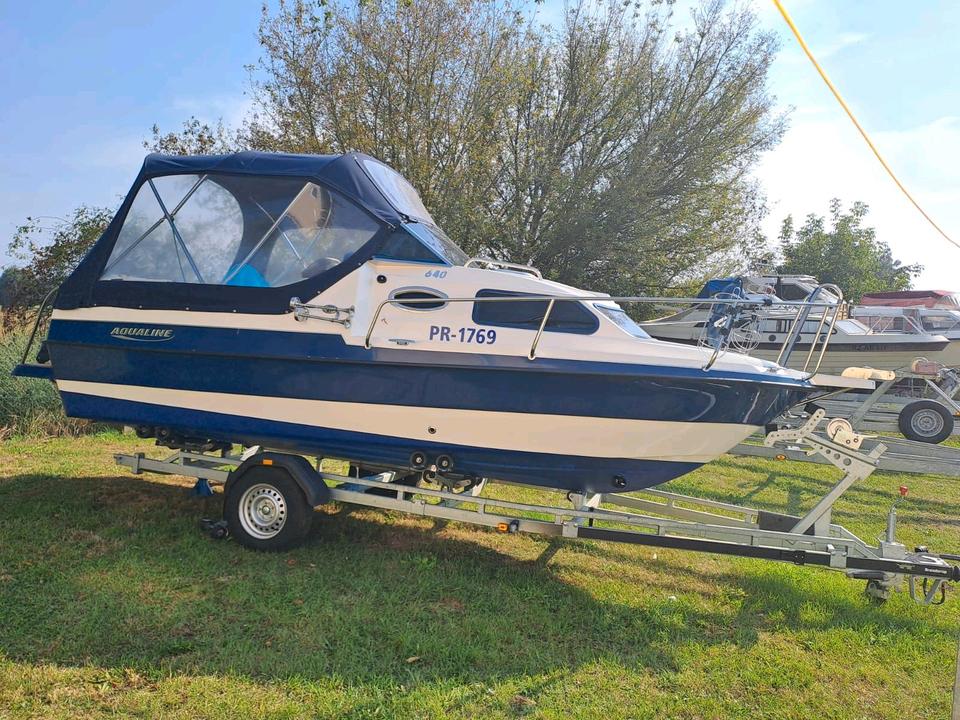 Kajütboot Aqualine 640, Bj 2022 inkl. Bootstrailer in Lüneburg
