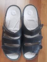 Finn Comfort Pantoletten blau Größe 40 INKLUSIV VERSAND Nordrhein-Westfalen - Brilon Vorschau