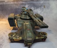 Warhammer 40 K Tau Hammerhead Gunshio mit Cmd Longstrike Bayern - Oberau Vorschau