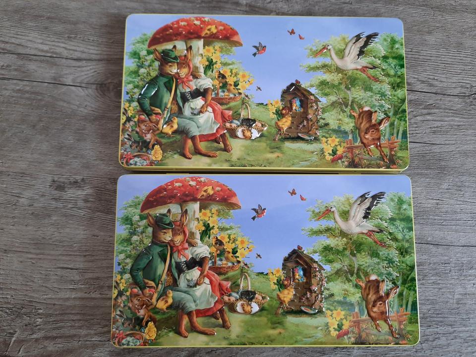 4 x Heidel Ostern Hase Osterhase Schachtel Box Aufbewahrung in Bayreuth