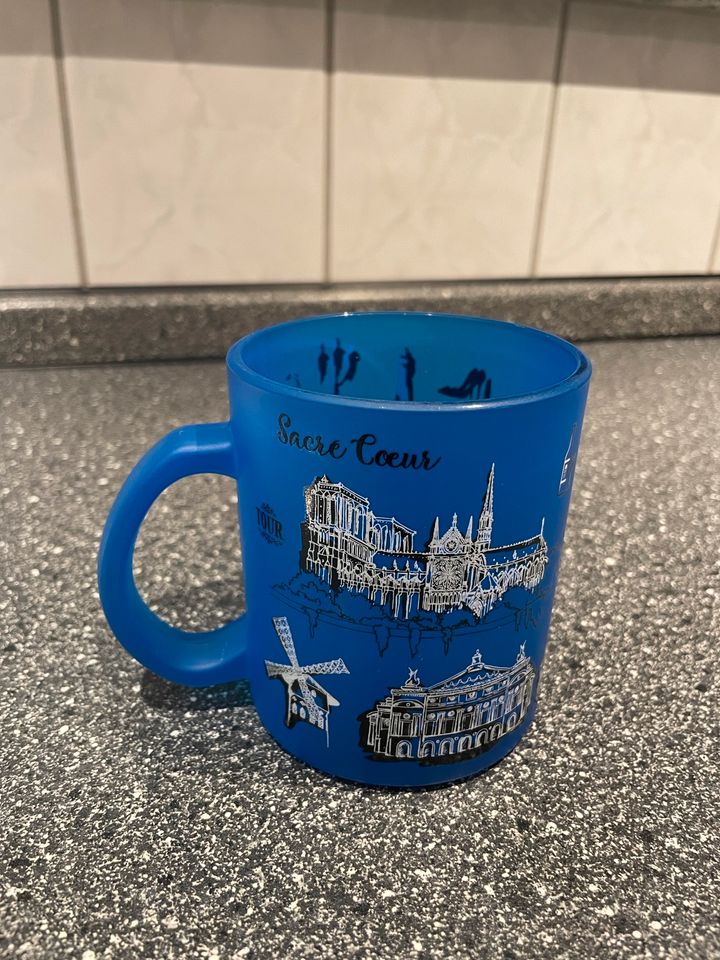 Tasse Paris blau in Bönnigheim