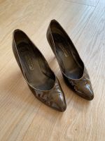 VINTAGE 90er Designer Lack Pumps Linea Wallys braun 38,5 München - Bogenhausen Vorschau