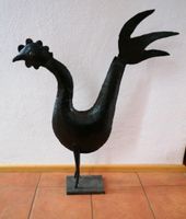 Gallo Nero Deko großer Hahn Gockel aus Metall Eisen Rheinland-Pfalz - Hermeskeil Vorschau