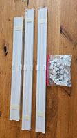 3x Plissees weiß + Klemmträger - 2x 90x240 cm und 79x240 cm Hannover - Vahrenwald-List Vorschau