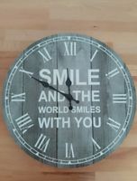 Wanduhr Uhr Clock Dekoration Smile Shabby Baden-Württemberg - Karlsruhe Vorschau