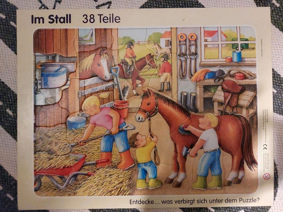 Puzzle Bauernhof Pferdestall  Feuerwehr Ravensburger in Herzogenrath