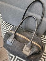 Diesel Handtasche  Tasche groß Leder Jeans Mix grau schwarz Hessen - Haiger Vorschau