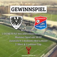 GEWINNSPIEL - 2 Tickets Preußen Münster vs. Unterhaching Münster (Westfalen) - Geist Vorschau