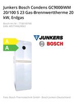 Bosch Gas Brennwertgerät GC 9000 IWM Dortmund - Huckarde Vorschau