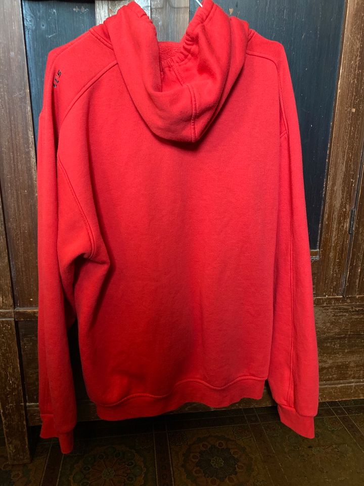 Retro Vintage Saller Sweatjacke Sweatshirt Hoodie rot in Arnstein