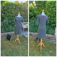 Comma Kleid Gr Xs S 34 36 grau schwarz Sweatshirtkleid Niedersachsen - Verden Vorschau
