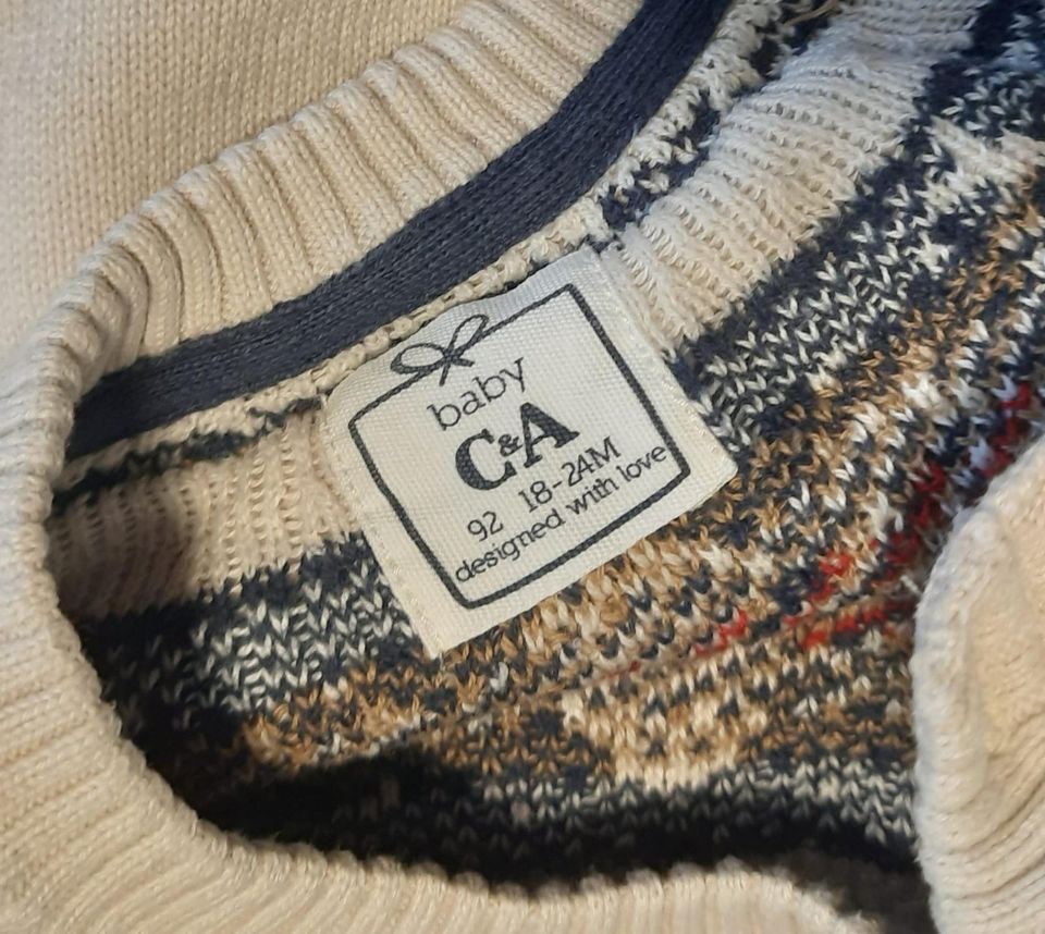 C&A Jungenpullover Gr.92 in Lindau