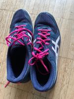 Asics Gel Rocket Damenschuhe Gr.41,5 blau/rosa Leipzig - Leipzig, Zentrum Vorschau