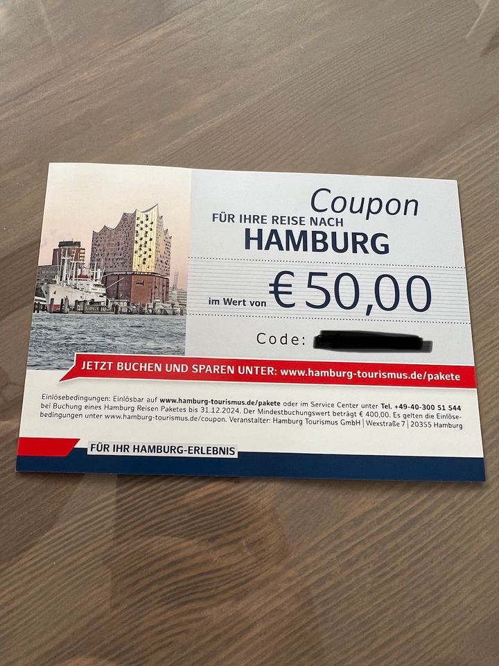 Hamburg Tourismus 50€ Coupon in Dresden