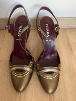 PRADA High Heels Gold echt Leder 39 Pumps Sandaletten TOP München - Pasing-Obermenzing Vorschau
