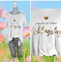 Trendiges Statement T-Shirt Heute ist mein Lieblingstag Neuware Nordrhein-Westfalen - Oberhausen Vorschau