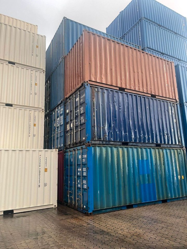 ✅ Seecontainer gebraucht 20Fuß & 40Fuß | Lieferung bundesweit | Lager ✅ in Hamburg