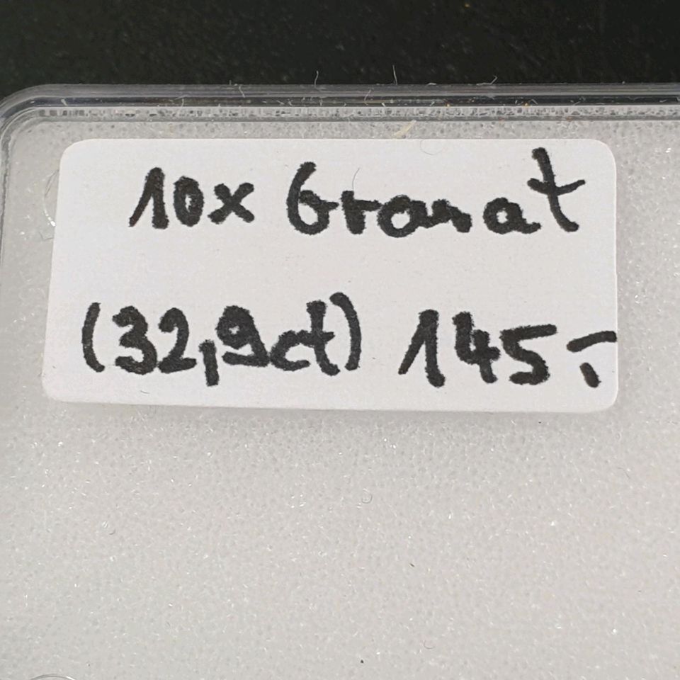 10x Echter Granat / Rhodolit oval ( 32,9 carat ) 9,5 - 12 mm in Recklinghausen