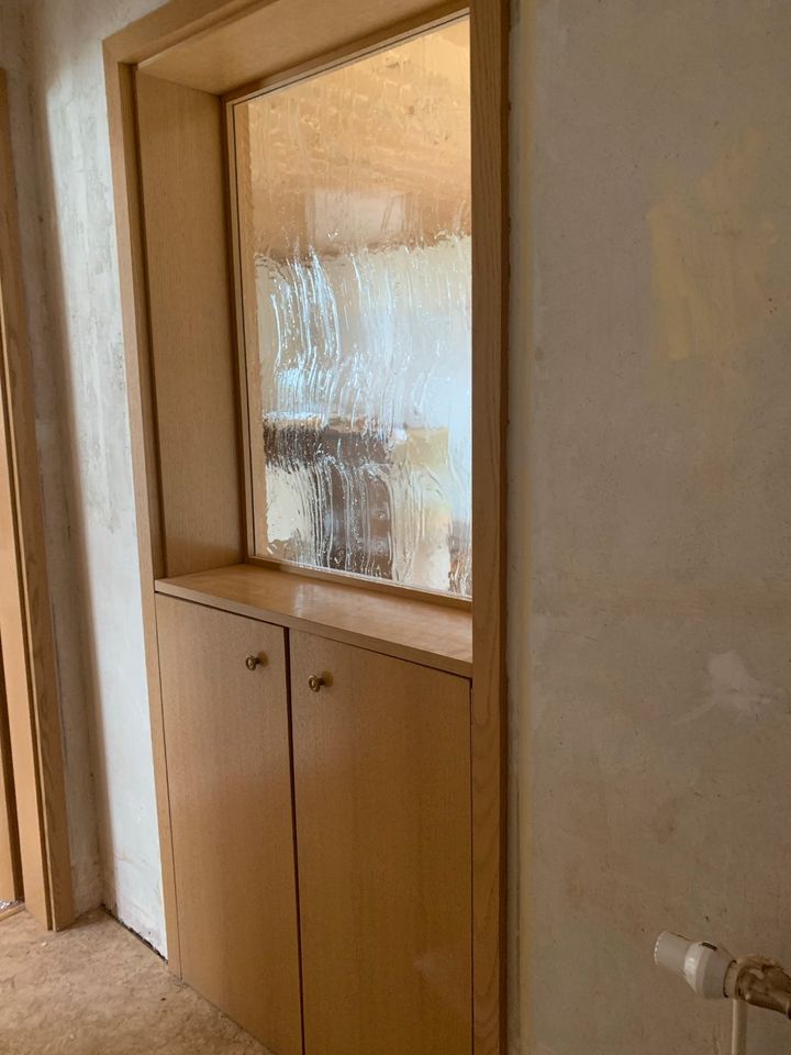 Holz Zimmertüren zwei mit Glaseinsatz in Freisen