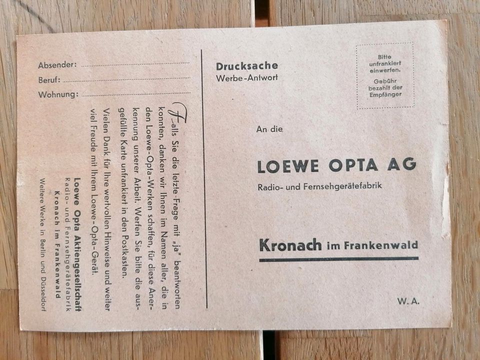 Loewe Opta luna 3741 Röhrenradio in Gottfrieding