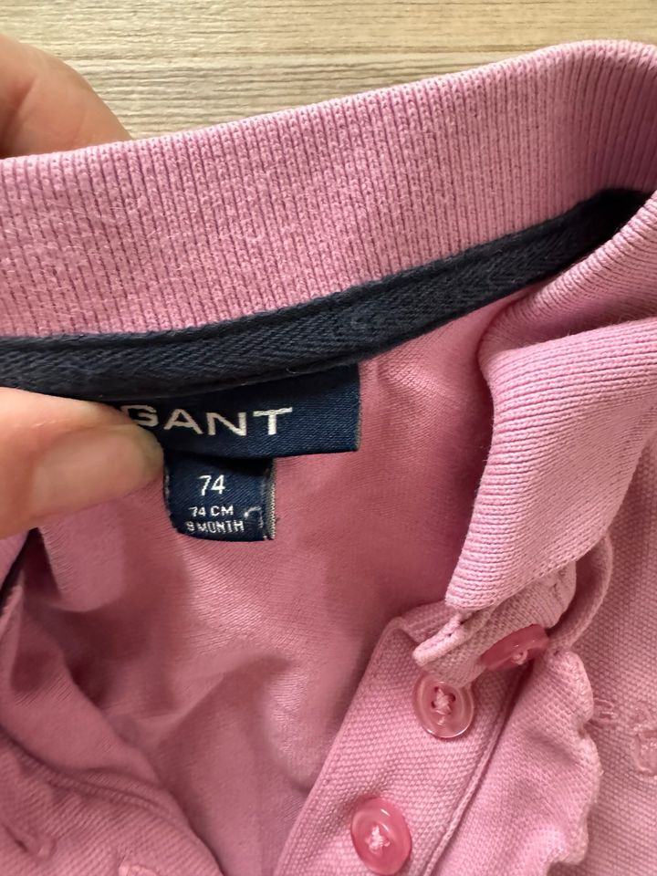 Gant Shirt rosa pink 74 rüschen langarm in Rohlstorf 