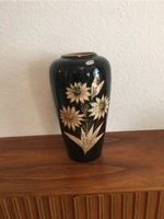 Scheurich Bodenvase Mid Century 39 cm schwarz creme gold Blumen Friedrichshain-Kreuzberg - Friedrichshain Vorschau