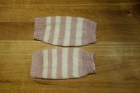 2 Paar Wollstulpen Stulpen rosa/weiß und weiß mit Glitzer Schleswig-Holstein - Bordesholm Vorschau