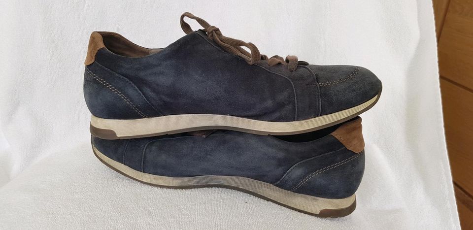 Gabor Schnürschuhe, Größe 9, blau/braun in Ronnenberg