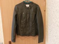Damen Kunstlederjacke, Only, Gr. 40 in dunkelgrau Nordrhein-Westfalen - Oer-Erkenschwick Vorschau