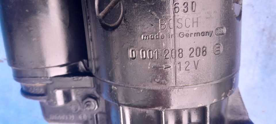 Bosch Anlasser 0001208208 Audi 100-Mercedes 114-107-116 Porsche 9 in Westerstede