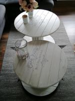Couch Tische aus Kabelrolle/Landhaus Style /Vintage /Shabby Chic Saarland - Schiffweiler Vorschau