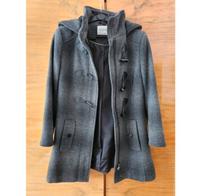 NEU* Dufflecoat Mantel | abnehm. Kapuze | Wolle grau kariert | 38 Berlin - Köpenick Vorschau
